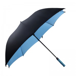 더블 레이어 바람 저항력 꾸준한 비 Cutomized 로고 인쇄 골프 우산