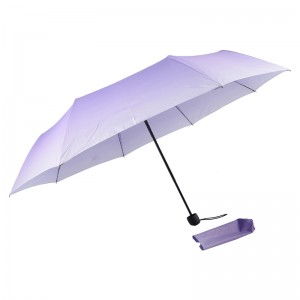 크리 에이 티브 홍보 21inch 배 우산 색상 그라데이션 우산을 변경