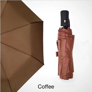Windproof 더블 레이어 사용자 정의 인쇄 3 Foldable 자동 열기 더블 레이어 비와 태양 우산