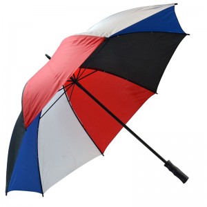 수동 인쇄 골프 우산 방풍 30inch 크기 사용자 정의 인쇄