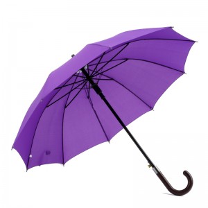 판촉 용 대량 구매 명주 패브릭 금속 프레임 자동 열 사용자 지정 색 직선 우산